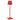 Zafferano Poldina Pro 10.8" Micro Cordless Rechargeable Red Table Lamp