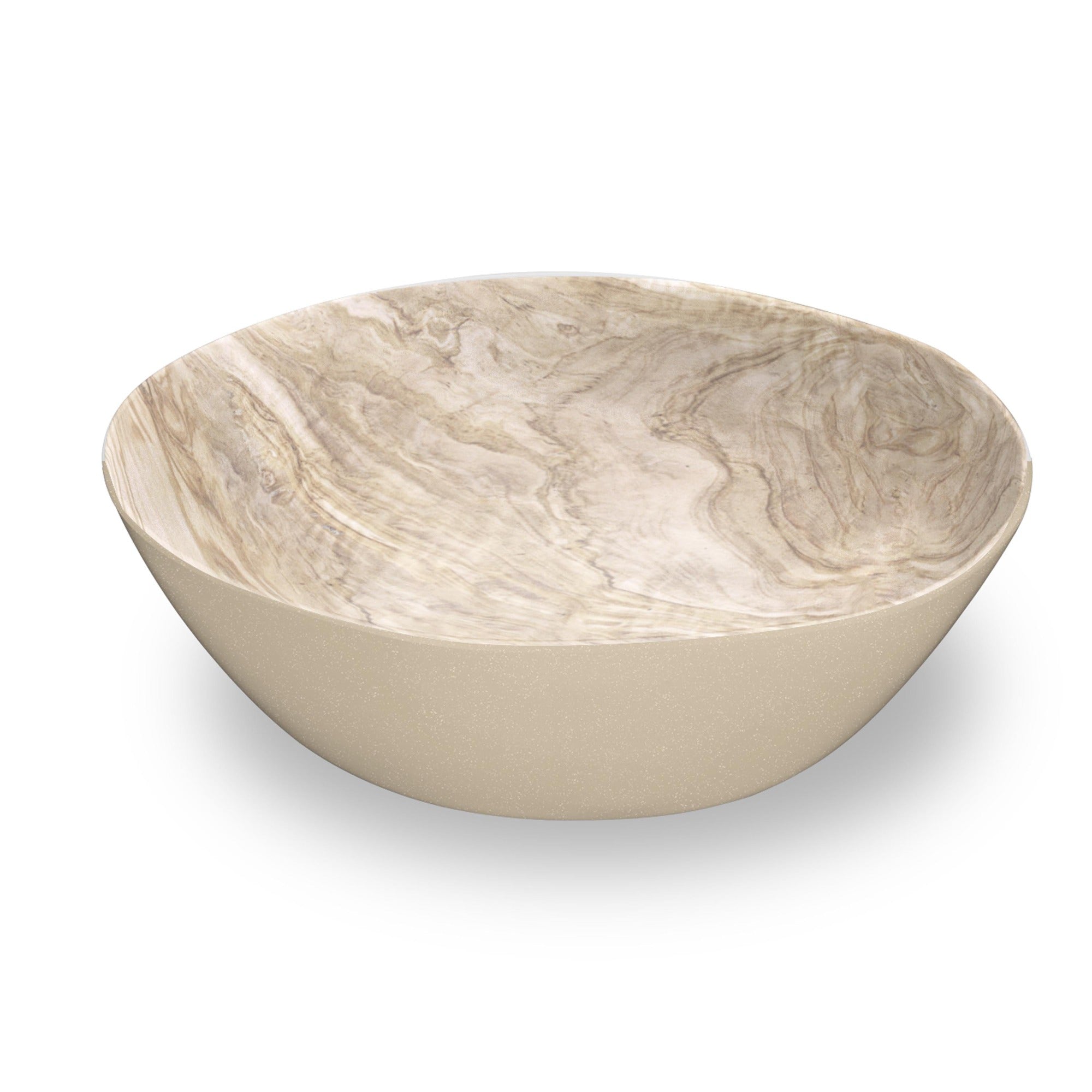 TarHong Faux Real Desert Wood Melamine Serving Bowl – Sabavi® Home