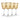 Ricci Argentieri Cristine Gold Rim Red Wine Glass, Set of 4