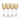 Ricci Argentieri Cristine Gold Rim White Wine Glass, Set of 4