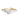 Beatriz Ball Thanni Maia Oval Bowl White and Gold Small