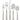 Ricci Argentieri Pioggia 20-Piece Flatware Set