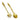 Beatriz Ball Encanto Gold Nutcracker Metal Salad Servers