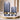Kinor Blue Hammered Glass Vase with Gold Band