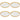 Crystal Dinner Plates with Gold Rims, Set of 4