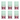 Kinor Purple and Green Highball Glasses, Set of 6