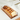 Kinor Amber Corrugated Lucite Slim Tray