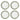 Kate Spade Evergreen Dinner Platesm, Set of 4