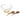 Nambé Braid Gold Glass Salad Bowl with Servers