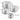 Mepra Attiva Pewter 8-Piece Kitchen Set