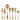 Mepra Epoque Vintage Gold 7-Piece Serving Set