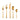 Mepra Linea Brushed Gold 20-Piece Flatware Set