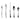 Mepra Moretto Cutlery Silver Plain 20-Piece Set