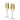 Nambe Vie Champagne Flutes with Brimming Beer