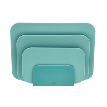Rosti Choptima Set De 3 Planches à Découper Avec Support - Ocean - Hygiénique Et Lavable Au Lave-Vaisselle