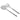 Salad Servers with Silver Twisted Handles, Set of 2