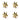 Von Gern Home Star Napkin Ring, Set of 4