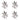 Von Gern Home Star Napkin Ring, Set of 4