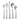 Ricci Argentieri Rialto 5 Piece Flatware Place Setting