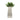Blu from Sabavi Home Lamis Silver Metal Cast Vase