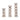 Blu from Sabavi Home Hollis Wood Candlesticks Holder, Set of 3