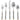 Ricci Argentieri Castello Gold 5-Piece Flatware Place Setting