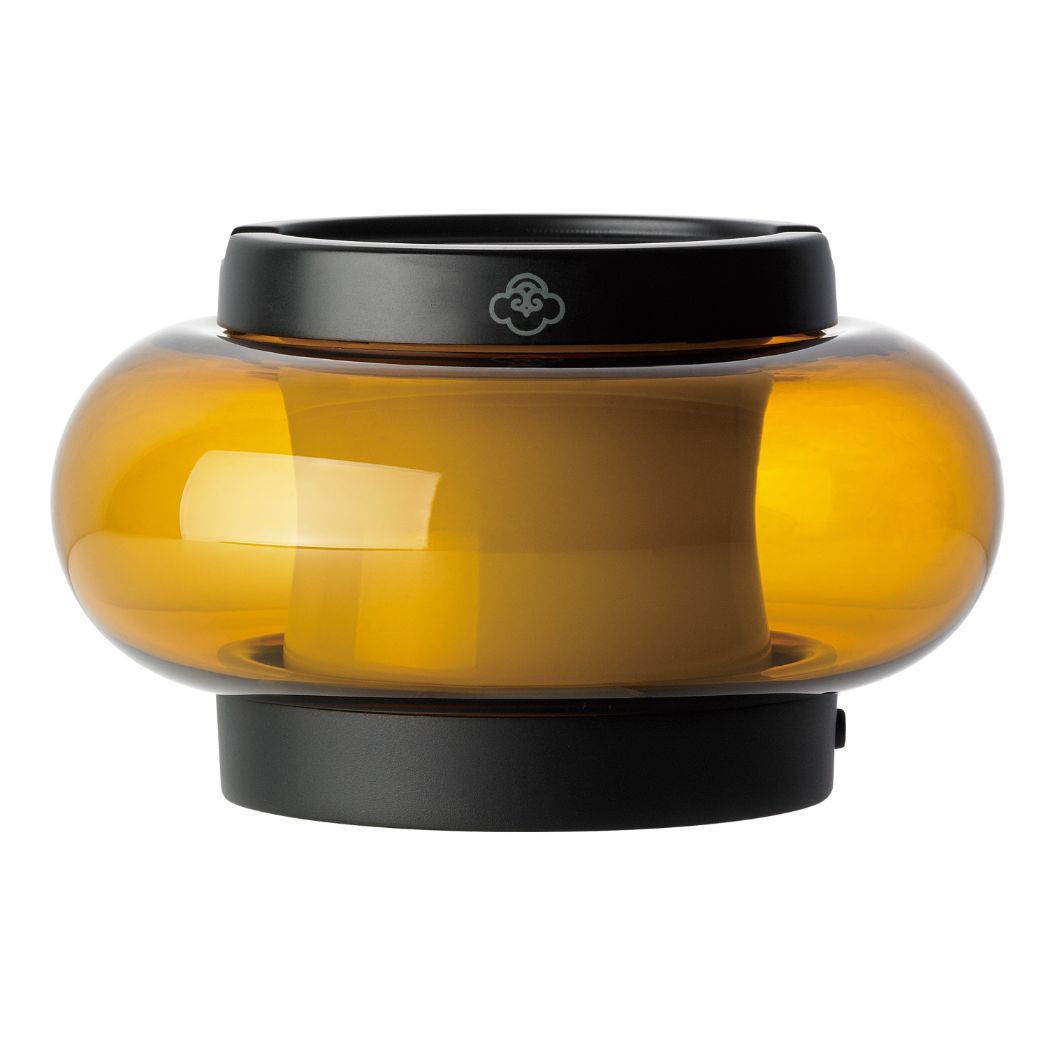 Loop Amber Glass No-Spill Wax Melt Warmer With Timer