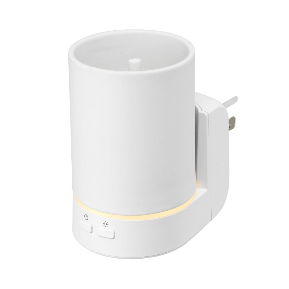 Serene House Pure White Ceramic Essential Oil Wall-Plug Diffuser ...