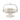 Guzzini Small Opaque White Covered Cake Stand