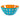 Guzzini Le Murrine Blue Orange Medium Bowl