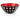 Guzzini Le Murrine Large Black White Red Bowl