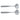 Guzzini Grace Acrylic Sky Grey Salad Servers