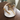 Caesarea Lazy Susan Flatware Caddy with Leatherette Handle