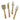 Michael Wainwright Panthera Gold 4 Piece Cheese Set