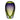 Kosta Boda Vision Green and Purple Vase