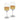 Michael Wainwright Truro Gold White Wine Glasses, Set of 2