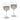 Michael Wainwright Truro Platinum Red Wine Glasses Set of 2