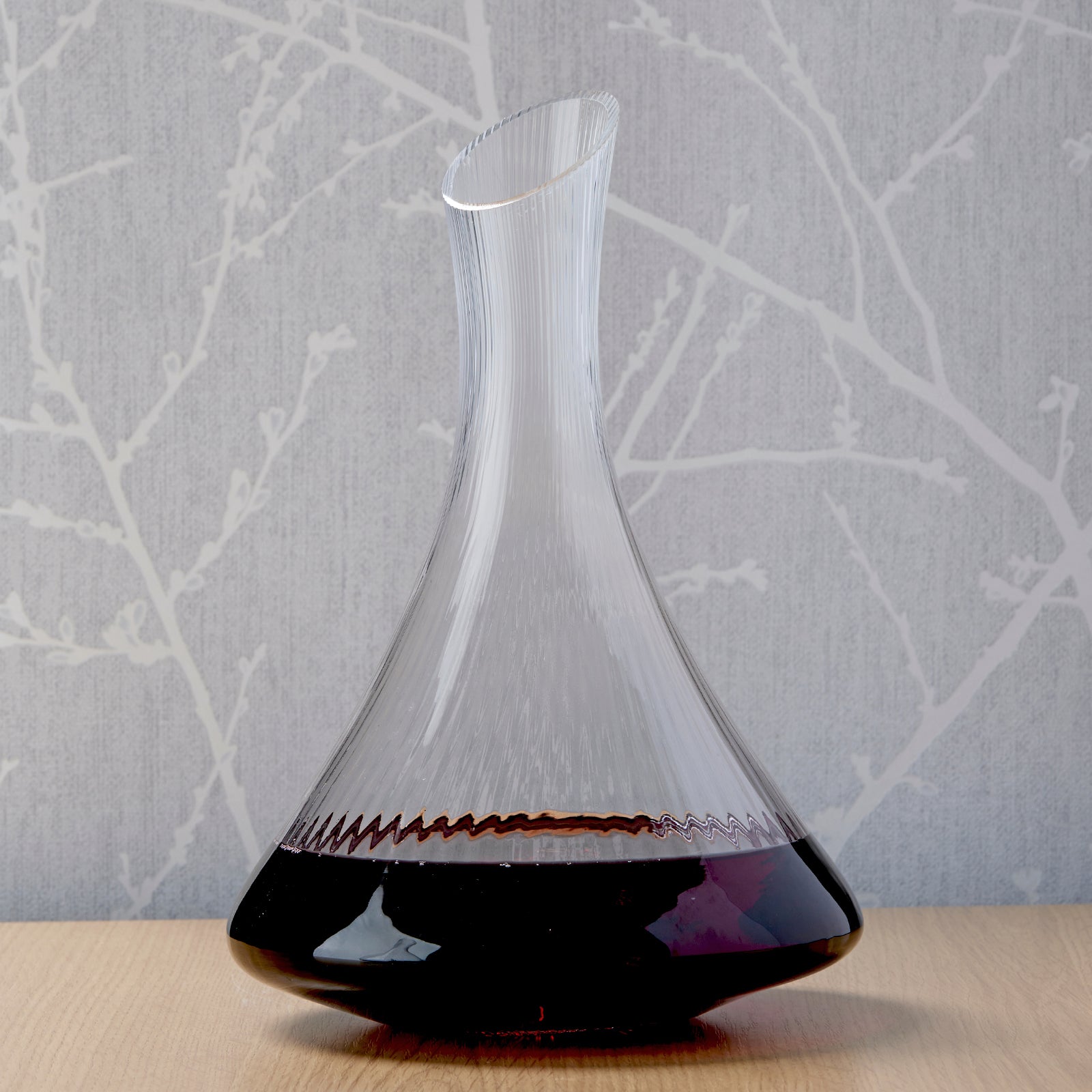 Carafe Ribbed Anton Studio Designs Empire Clear Ribbed Wine Carafe – Sabavi® Home