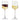 Anton Studio Designs Wave Gold Wine Glasses, Set of 2