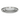 Silver Glitter Chargers with Raised Rim, Set of 4