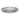 Silver Glitter Salad Plates with Raised Rim, Set of 4