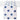 Bodrum Linens Blue Navy Confetti Table Runner