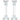 Caesarea Clear Taper Candlesticks, Set of 2