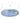 Lucite Blue Design Cake Tray with Dome