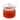 Caesarea Lucite Honey/Condiment Dish with Painted Base