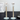 Crystal Candlesticks with Inner Net Diamond Design, Set of 2