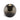 K Lawrence Collection Smoke Black Glass Round