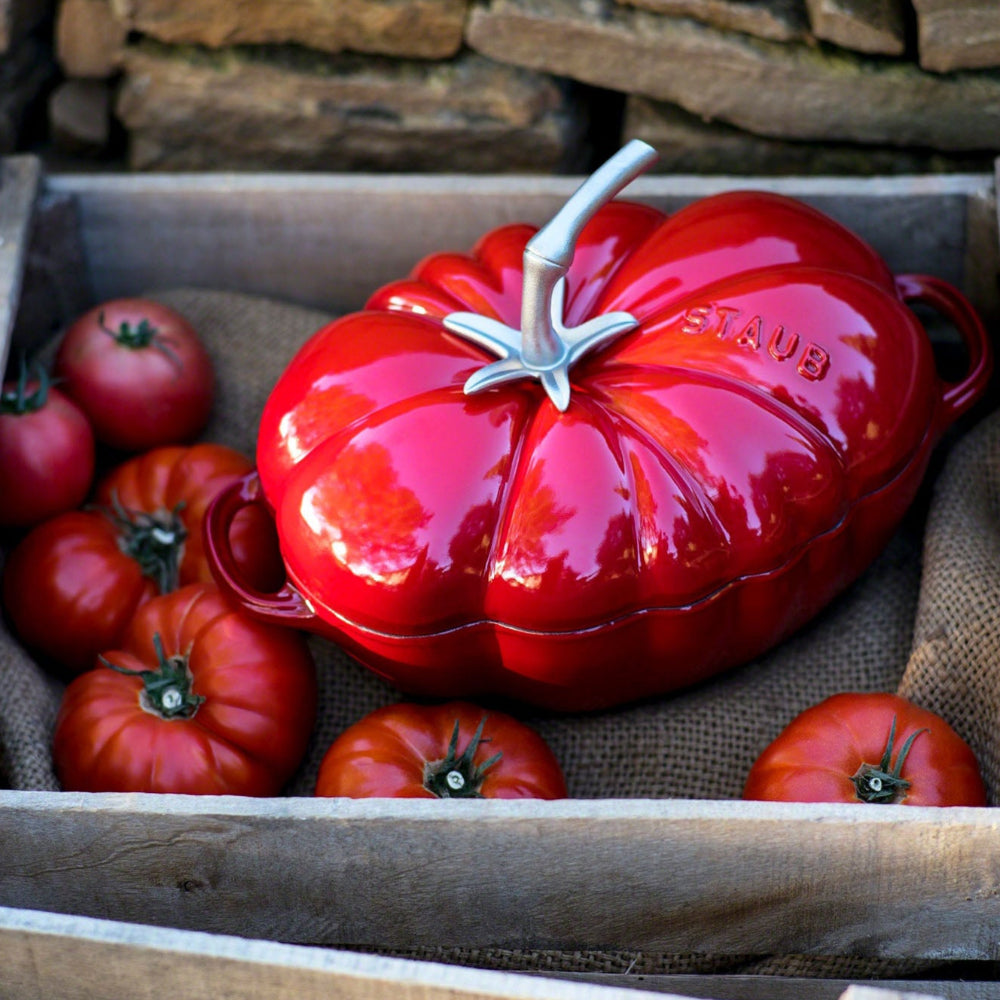 Staub Cast-Iron Tomato Cocotte in 2023